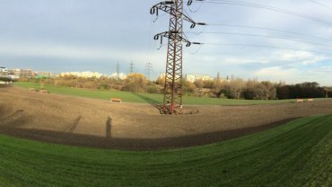 Zaměření skutečného stavu park Praha 11